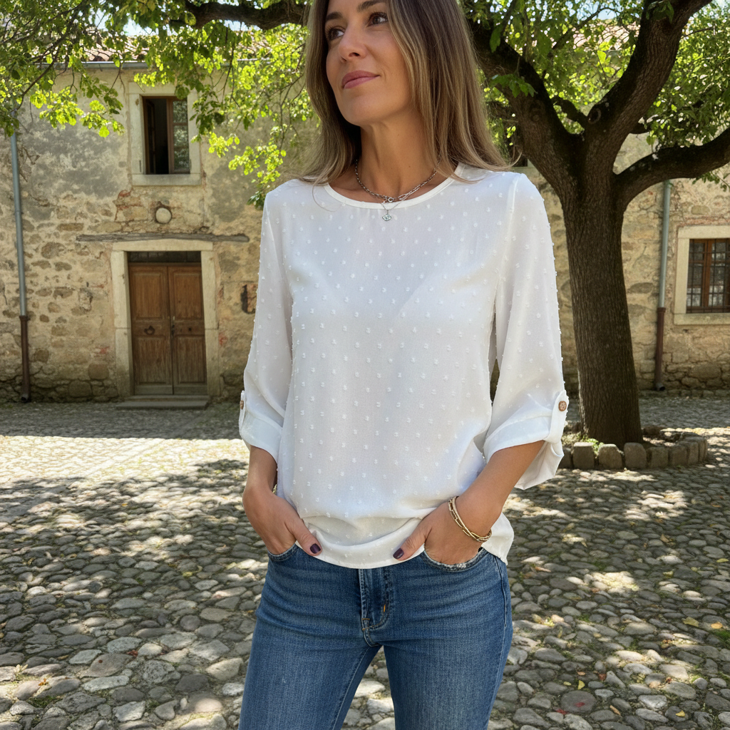 Romea | Lockere Bluse mit Ärmeln