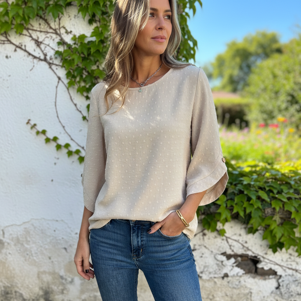 Romea | Lockere Bluse mit Ärmeln