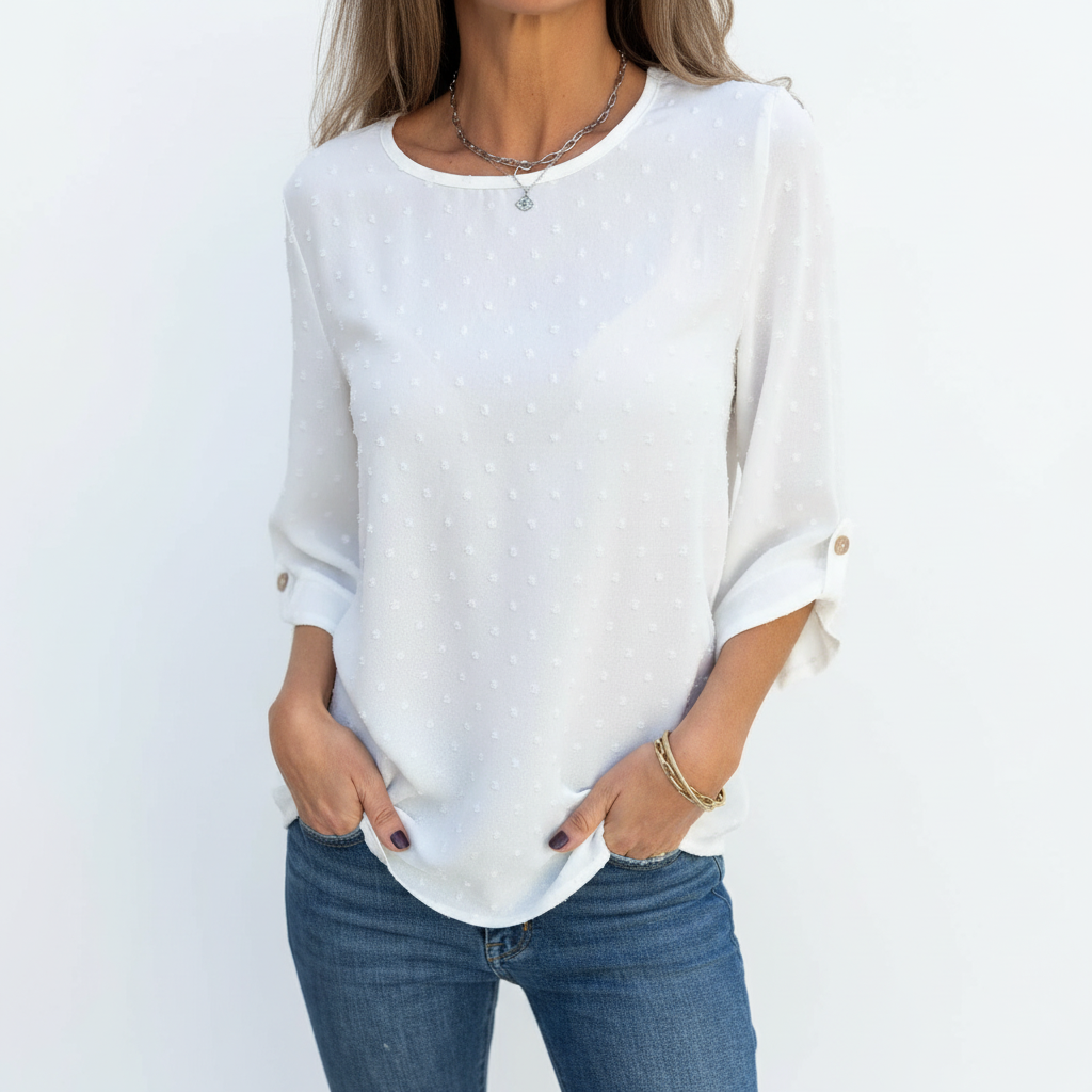 Romea | Lockere Bluse mit Ärmeln